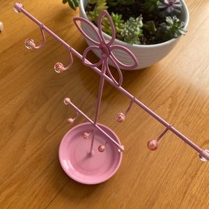 Pink Jewelry Stand